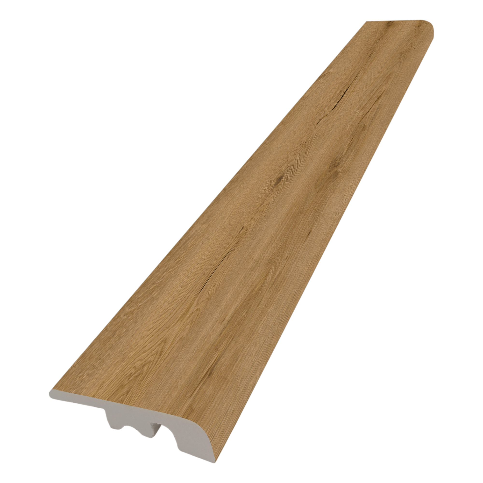 Lone Star Spirit XL Series LI-TS203-E End Cap, 94-1/2 in L, 1.378 in W, 0.394 in Thick, SPC, Oak Exotica